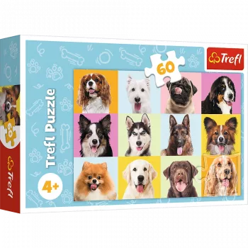 TREFL PUZZLE Puzles - 60 - Saldi kucēni
