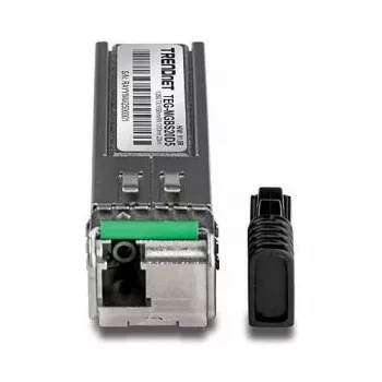 TRENDnet TEG-MGBS20D5 SFP raiduztvērēja modulis - Gigabit Ethernet 1000Base-LX, LC vienmoda, 1550nm TX/1310nm RX, līdz 20km