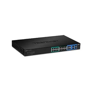 TRENDnet TPE-204US 20 portu Gigabit Web Smart UPoE komutators, 370W PoE budžets, 8 UPoE porti, 19 inch montāža plauktā