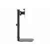 Tripp Single-Display Monitor Stand - Augstumā regulējams, 17 līdz 27 collu monitoriem - Montāžas komplekts - Monitoram - Tērauds - Melns - Ekrāna izmērs: 43.2-68.6 cm (17-27)
