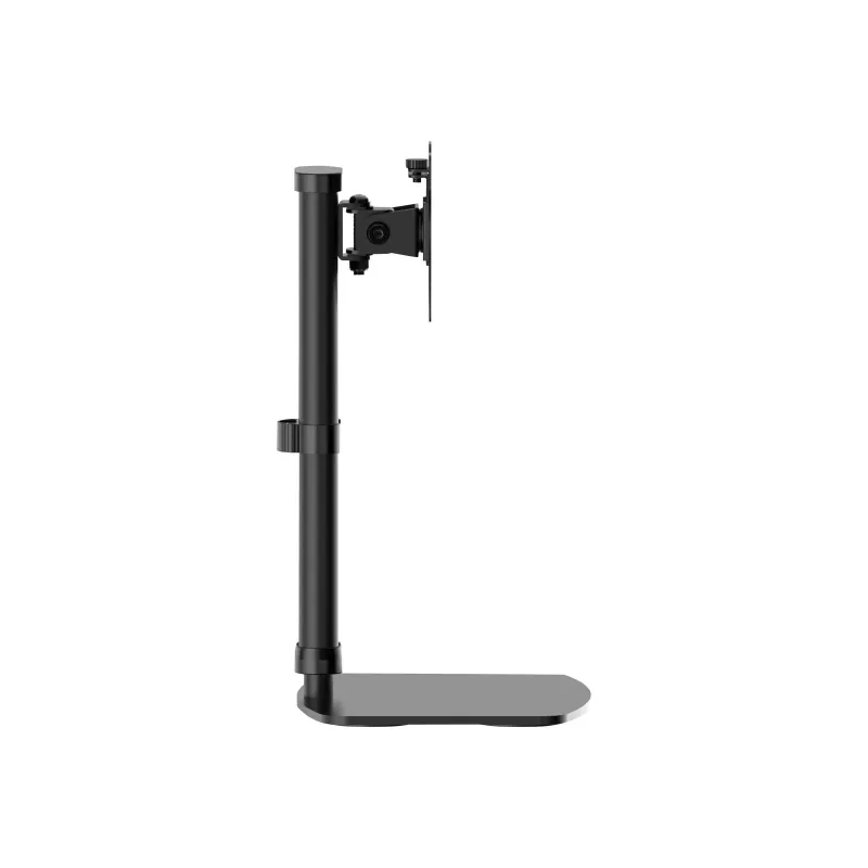 Tripp Single-Display Monitor Stand - Augstumā regulējams, 17 līdz 27 collu monitoriem - Montāžas komplekts - Monitoram - Tērauds - Melns - Ekrāna izmērs: 43.2-68.6 cm (17-27)