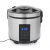 Tristar RK-6138 Digital Rice and Steam Cooker, 1.5 L, 500 W, Stainless Steel and Plastic, Black