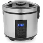 Tristar RK-6138 Digital Rice and Steam Cooker, 1.5 L, 500 W, Stainless Steel and Plastic, Black