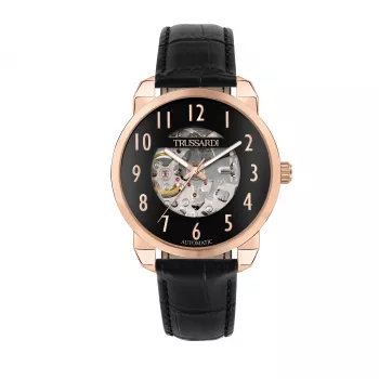 Trussardi vīriešu T-Evolution kvarca pulkstenis R2421154001 40mm zils ciparnīca nerūsējošais tērauds