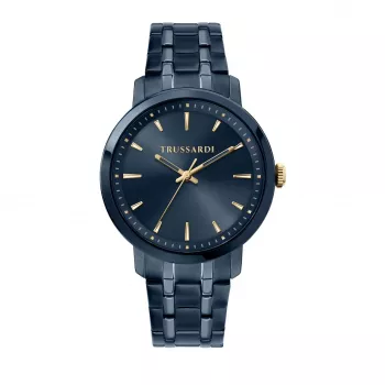 Trussardi vīriešu pulkstenis R2453147007 41mm nerūsējošais tērauds zils ciparnīca