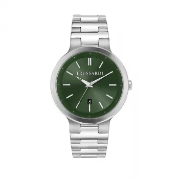 TRUSSARDI Vīriešu pulkstenis R2453164002 41mm Nerūsējošais tērauds Zils ciparnīca