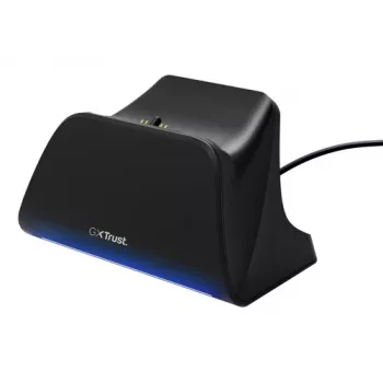 Trust GXT255W uzlādes doks PS5 DualSense kontrolierim - Melns