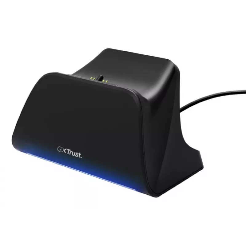 Trust GXT255W uzlādes doks PS5 DualSense kontrolierim - Melns