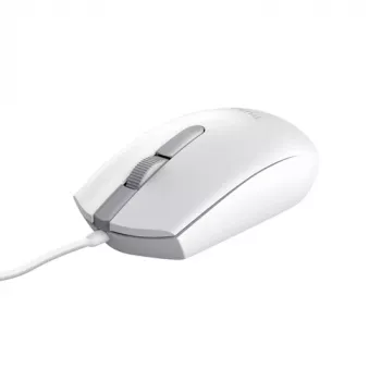 Trust TM-101W optiskā pele - abroku, 3 pogas, USB vadu, balta 25320
