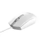Trust TM-101W optiskā pele - abroku, 3 pogas, USB vadu, balta 25320