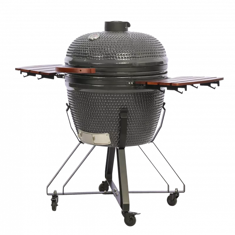 TunaBone Kamado Classic 26 Inch Grill Size XL Dark Grey