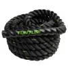 Tunturi Battle Rope 9m – 38mm Poliestera fitnesa virve spēka un kardio treniņiem
