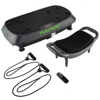 Tunturi Cardio Fit V20 Vibrācijas platforma - 200W, 20 ātrumu, LCD displejs, tālvadības pults