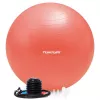 Tunturi Gymball pretplīšanas vingrošanas bumba ar sūkni, 65 cm, rožu zelts