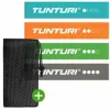 Tunturi Mini Pretestības Lentu Komplekts (4 gab.) - 100% Dabīgais Latekss Vingrošanas Lentas ar Uzglabāšanas Somu, no Vieglas līdz Īpaši Smagai Pretestībai