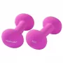 Tunturi Neoprēna hanteles 3 kg (pāris) Violeta – Sešstūra formas pretrullēšanas dizains
