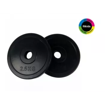 Tunturi gumijas svarcelšanas diski 2,5 kg, pāris