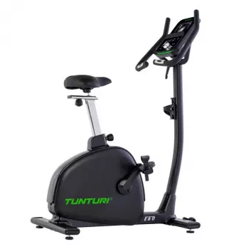 Tunturi Signature E60 vertikālais velotrenažieris ar elektromagnētisko pretestību, 32 līmeņi, 14 kg spararats, Bluetooth savienojamība, 5.5 collu LCD displejs, 150 kg lietotāja svars