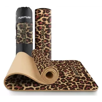 Tunturi Jogas Paklājs 8 mm Leoparda Raksts