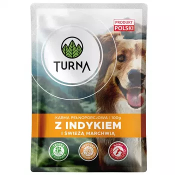 TURNA ar tītaru – mitrā suņu barība – 100g