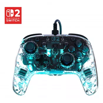 Turtle Beach Afterglow Clear Wired RGB Gaming Controller for Xbox Series X|S, Xbox One, Windows 10/11