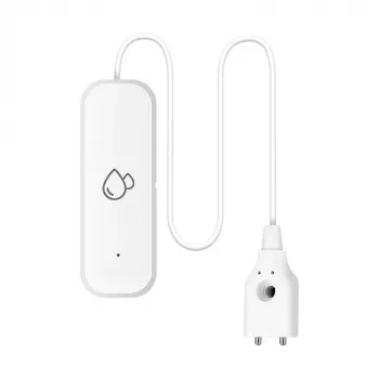 TUYA HS085179 Wi-Fi ūdens noplūdes sensors ar 85dB trauksmi, barošana no baterijas, darbojas ar Alexa un Google Assistant