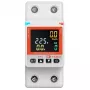 TUYA Smart Energy Meter 2P+N 63A Wi-Fi | Vienfāzes DIN sliedes enerģijas skaitītājs ar lietotnes vadību