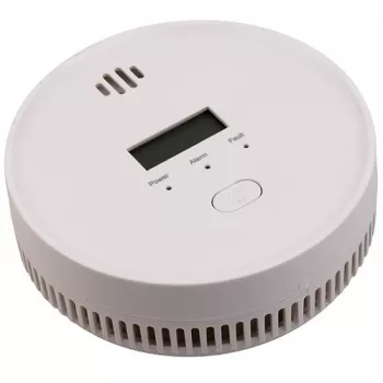 TUYA viedais dūmu un oglekļa monoksīda detektors ar Wi-Fi (2,4 GHz) - fotoelektriskie un elektroķīmiskie sensori