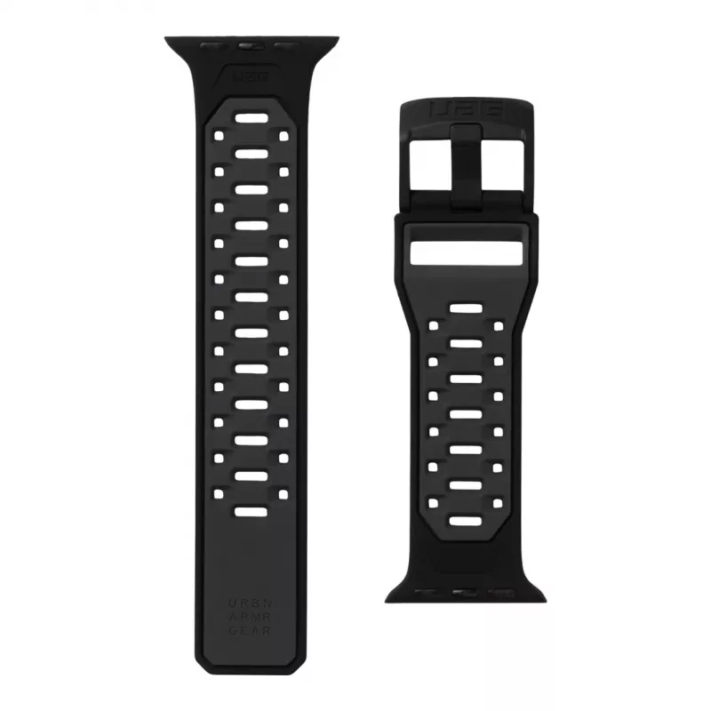UAG Scout Silikona pulksteņa siksniņa Apple Watch 49mm/45mm/44mm/42mm - Melna