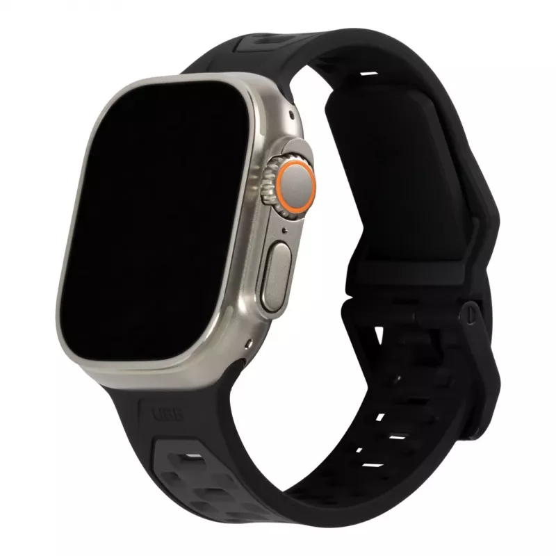 UAG Scout Silikona pulksteņa siksniņa Apple Watch 49mm/45mm/44mm/42mm - Melna