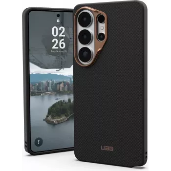 UAG Urban Armor Gear FIBR ARMR Maciņš ar Magnētu Moduli Samsung Galaxy S26 Ultra, Melns/Bronza