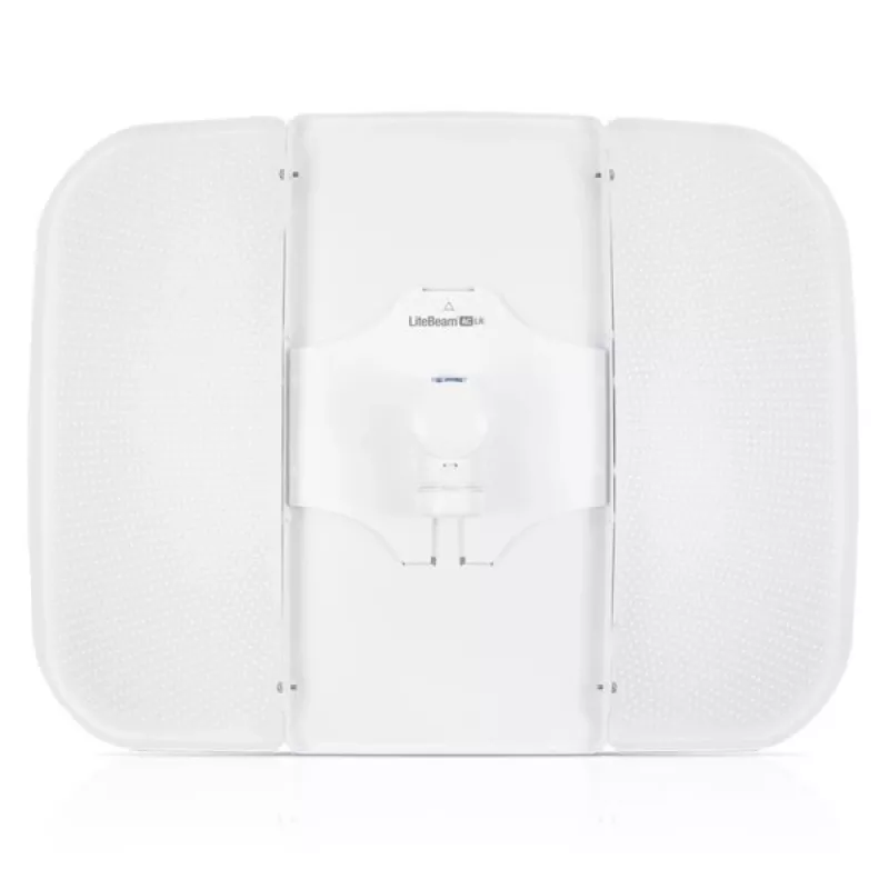 Ubiquiti LiteBeam LBE-5AC-LR-5 UISP airMAX AC liela attāluma 5 GHz 802.11ac āra bezvadu tilts (26 dBi, 450+ Mbps, 25+ km)