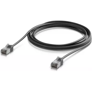 UBIQUITI UACC-CABLE-PATCH-OUTDOOR-C6A-3M-BK Ultra-thin Shielded Outdoor Cat6a Patch Cable (3m, Black)
