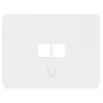 Ubiquiti UACC-WP-KEYSTONE-H-2P Universālā Keystone sienas plāksne (2 iepakojumā) – balta, viena ganga, ABS