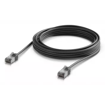 Ubiquiti Ultra-Thin Rugged Shielded USB-C to DisplayPort 1.4 kabelis 1,8 m melns