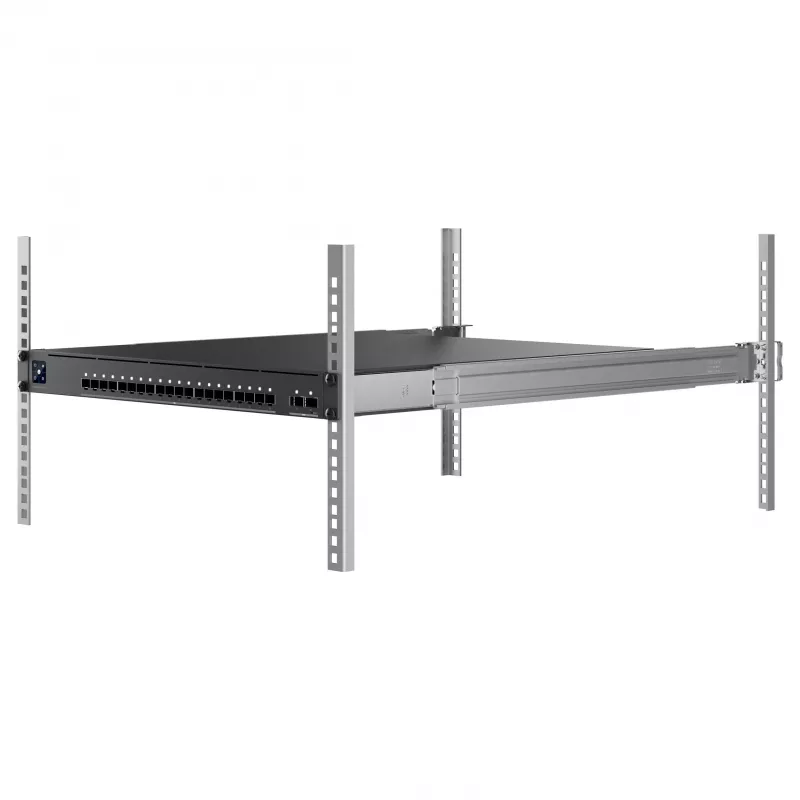 Ubiquiti UniFi EAV-Fiber 22 portu pilnībā pārvaldāms Layer 3 10G/100G agregācijas slēdzis