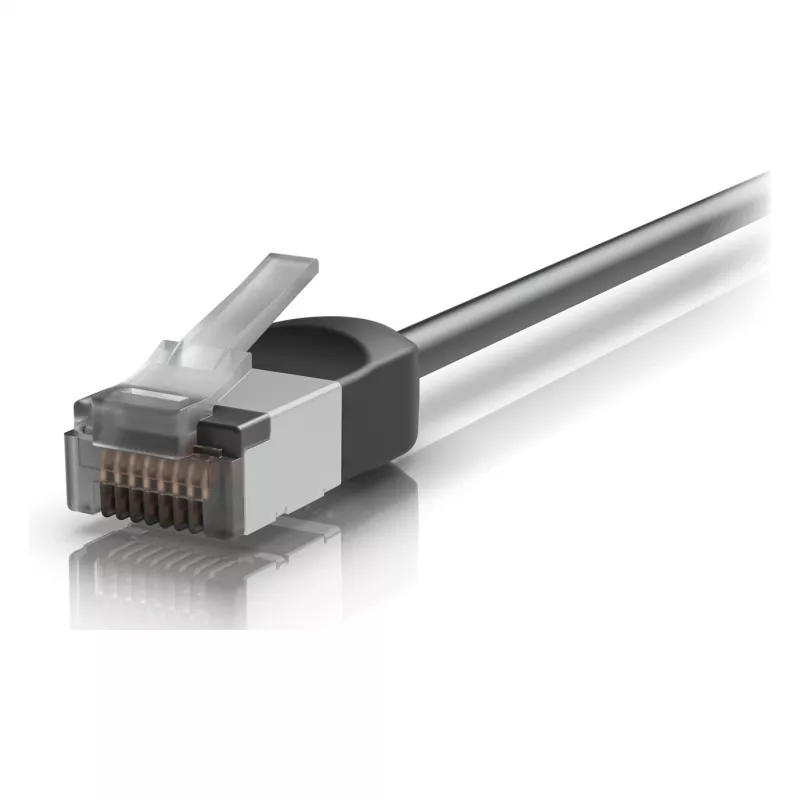 Ubiquiti UniFi āra Cat6A ielāpu kabelis 12m melns UACC-Cable-Patch-Outdoor-C6A-12M-BK