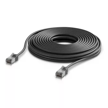 Ubiquiti UniFi āra Cat6A ielāpu kabelis 12m melns UACC-Cable-Patch-Outdoor-C6A-12M-BK