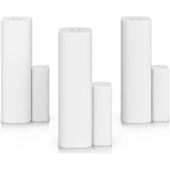 Ubiquiti UniFi SuperLink Entry Sensor (3-Pack) USL-Entry-3 – Bezvadu BLE magnētiskā kontakta sensors UniFi Protect, CR2032 baterija, iekštelpām, balts