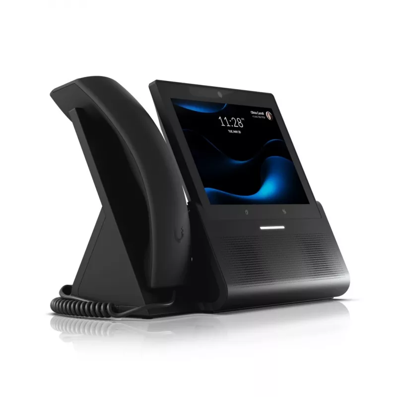 Ubiquiti UniFi Talk UTP-G3-Touch-Enterprise VoIP Touchscreen galda telefons, melns, Wi-Fi