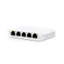 Ubiquiti UniFi USW Flex Mini 5 portu pārvaldāms gigabitu PoE komutators balts