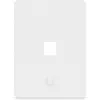 Ubiquiti Universal Keystone Wall Plate – tīra, pielāgojama apdare, 1 ports (balts)