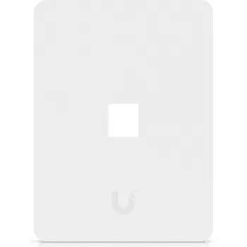 Ubiquiti Universal Keystone Wall Plate – tīra, pielāgojama apdare, 1 ports (balts)