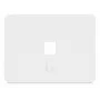 Ubiquiti universālā Keystone sienas plāksne – viena ligzda, 1 ports, balta (UACC-WP-KEYSTONE-H-1P)