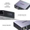 UGREEN 1-to-2 Gigabit Ethernet sadalītājs, 1000Mbps LAN tīkla adapteris, RJ45 vīrietis uz 2 sievietēm, pasīvs, melns