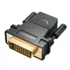UGREEN 20124-20124 DVI (24+1) vīriešu uz HDMI sieviešu adapteris - melns