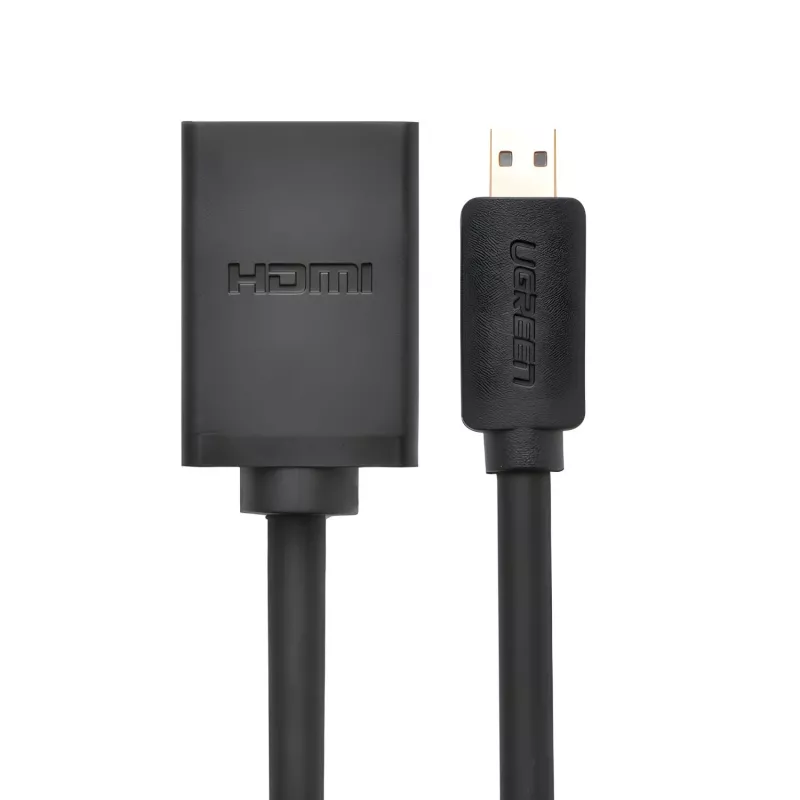 UGREEN 20134-20134 Micro HDMI vīriešu uz HDMI sieviešu adapteris - Melns