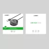 UGREEN 4-in-1 USB 2.0 centrmezgls (20777) - Melns