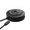 UGREEN 4-in-1 USB 2.0 centrmezgls (20777) - Melns