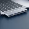 UGREEN 60559 USB-C dokstacija 9-in-1 centrmezgls ar 4K HDMI, 3x USB 3.0, Gigabit Ethernet, SD/MicroSD, 100W PD, sudraba